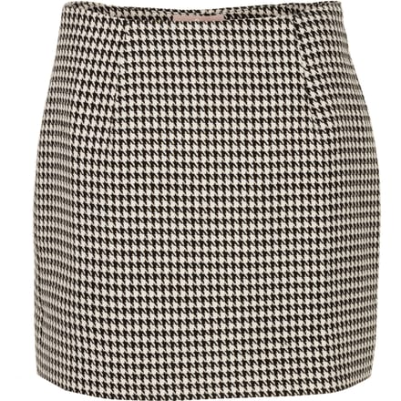 Freebird Skirt  Multicolor Rachna Wv-pied-poule-25-3