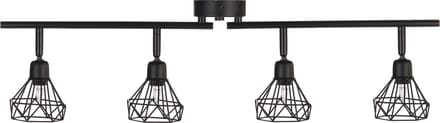 ERMA - Staande lamp - Zwart - Metaal