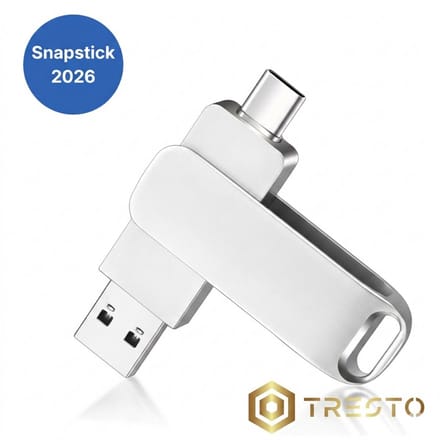 TRESTO - Snapstick 128 GB- Safesnaps - Mobiele Opslag - Voor Iphone & Android - Geheugenstick usb - Extern Geheugenopslag - Flashdrive Voor iPhone - Flash Drive - USB STICK