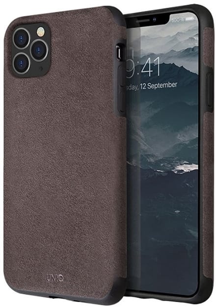 UNIQ - iPhone 11 Pro Etui - Taupe - Elegant - Dun Ontwerp - Veelzijdige Bescherming