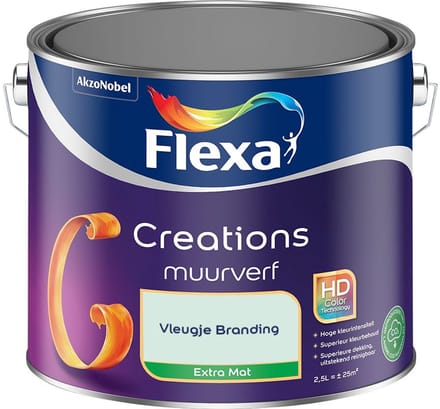 Flexa - Creations Muurverf Extra Mat - Vleugje Branding - Mengverf - 2,5 L