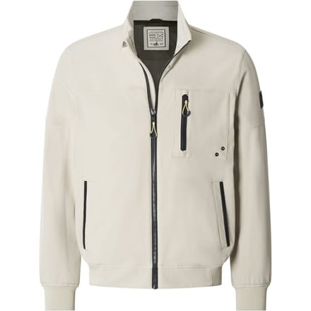 Jan Vanderstorm herren Softshelljack - 72 - wolwit - Plus Size
