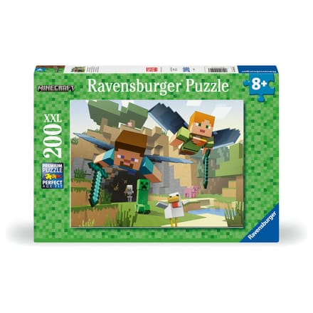 Ravensburger puzzel Minecraft avontuur 200 XXL stukjes kinderen.