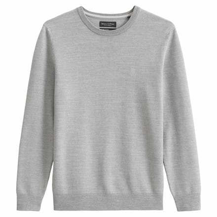 Marc O Polo Gebreide trui Pullover Regular Small-Logo Set van 1