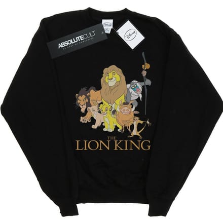 Disney Jongens The Lion King Groep Sweatshirt (Zwart)