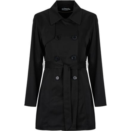Regular fit Trenchcoat met dubbele knoopsluiting Model 'VALERIE'