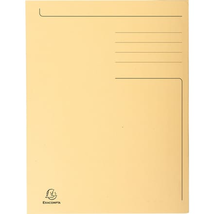Dossiermap Exacompta Forever A4 3 kleppen 280gr ivoor