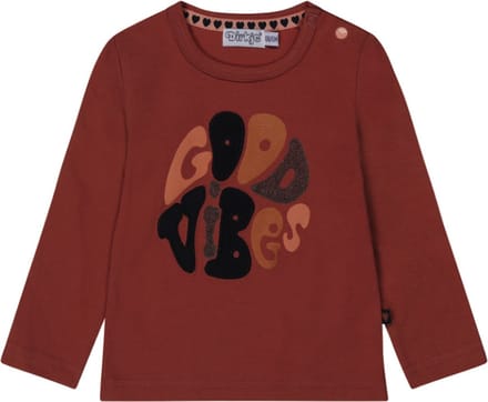 Dirkje good vibes pink t-shirt