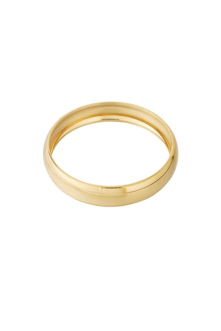 Minimalistische goudkleurige bangle armband