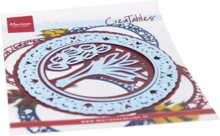 Marianne Design Creatables Snij en Embosstencil - Tulp kleedje