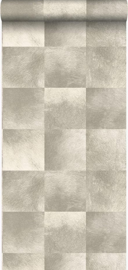 Origin Wallcoverings behang dierenhuid motief beige - 53 cm x 10.05 m - 347323