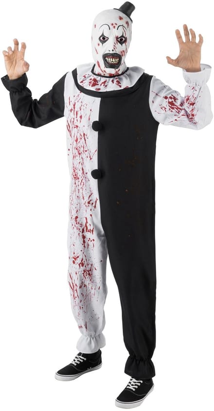 Terrifier – Art the Clown-kostuum met masker