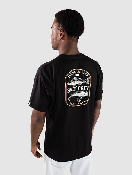 Salty Crew Baited Classic T-Shirt zwart