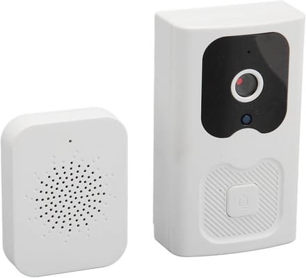 Slimme Draadloze Videodeurbel met WiFi, HD Beeld en Nachtzicht - Spraakfunctie