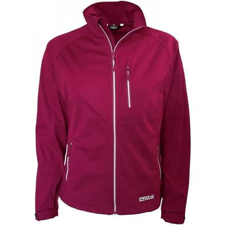 Pro-x Elements Softshelljack Maike Dames Polyester Bordeaux Maat 40