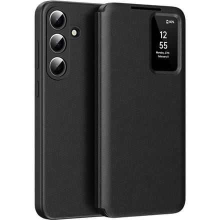 CaseBody Samsung Galaxy S26 Plus Smart Cover Zwart