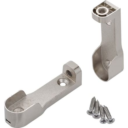 Toolstation Kastroedehouder ovaal 30x15mm staal bovenmontage (2 Stuks)