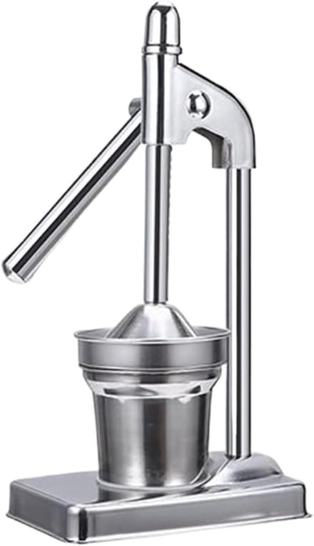 Citruspers Keuken - Handige Squeezer - Verse Sap Maken - Efficiënte Pulp Scheiding - 15.9 x 19.4 cm - Zilver