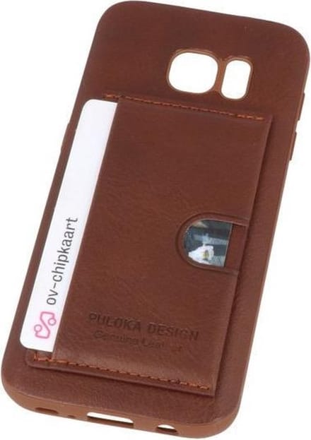 Bruin Hardcase cover Hoesje voor Samsung Galaxy S7