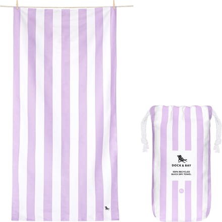 Dock & Bay Cabana - Strandlaken - Extra Large - ( 200x90cm ) - Lombok Lilac