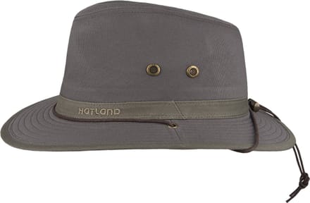 Campwood - Katoenen fedora hoed - Antraciet