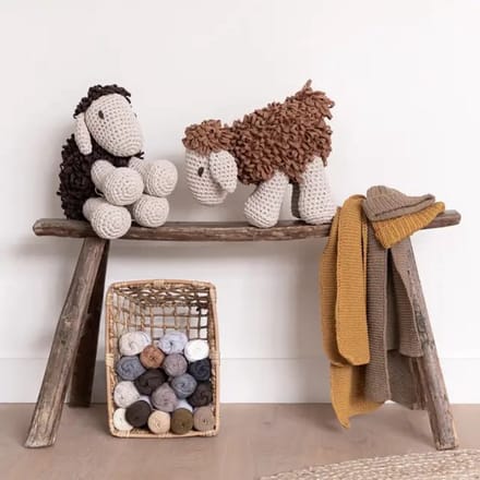Hoooked - DIY Haakpakket Schaap Robby Tabaco Brown