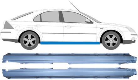 Volledige dorpel voor Ford Mondeo 2000-2007 / Links + Rechts / Set