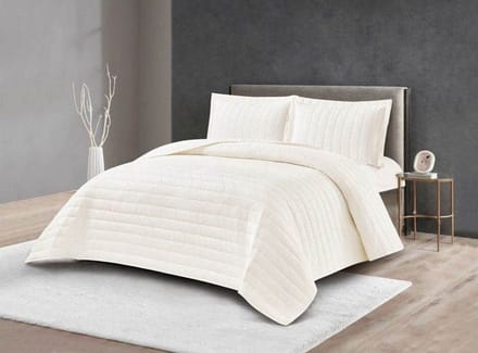 Lavella Hale Bedsprei Set 3-delig - Wit - 260x240cm