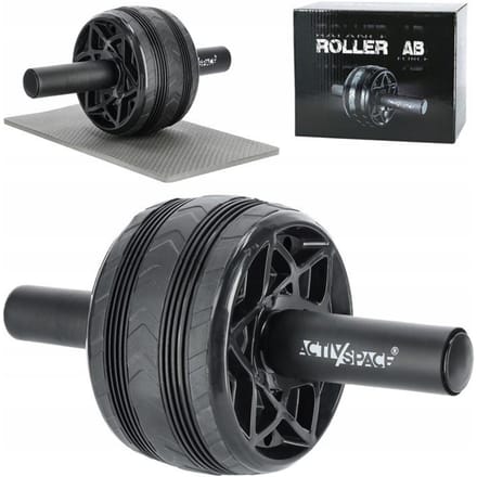 AB Wheel Buikspierroller met Mat - Krachttraining & Fitness