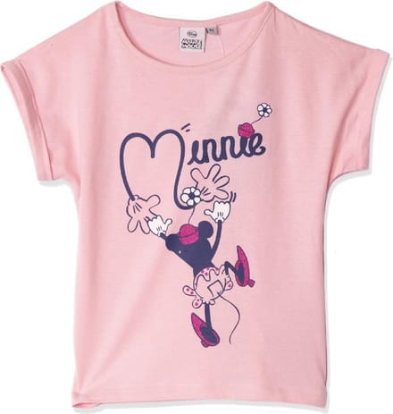 Disney Minnie Mouse T-shirt - Minnie - roze - maat 92/98 (3 jaar)