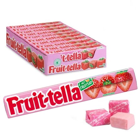 Fruittella Strawberry - Snoep - Vegan - 1x20stuks