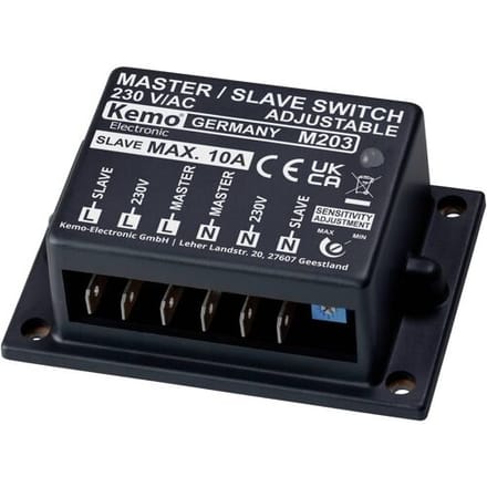 Kemo M203 Master/slave schakelaar Module 230 V/AC