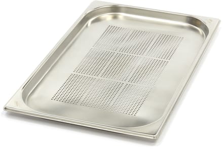 Gastronorm Bak - 1/1 GN - 2 cm Diep - RVS - Geperforeerd