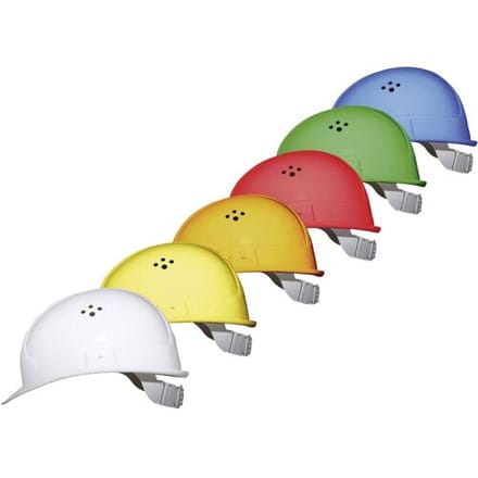 Voss Helme 2681-BU PE-veiligheidshelm 6-punts EN 397 Blauw