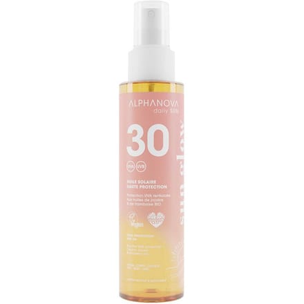Alphanova HUILE SOLAIRE HAUTE BESCHERMING SPF 30 125 Etherische olie
