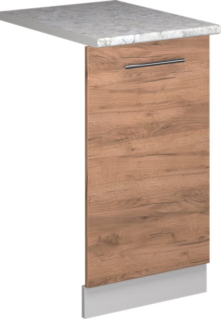 Vicco Fame-Line Vaatwasserfrontpaneel – 45 cm, WB Marmer Krachtige eik goud