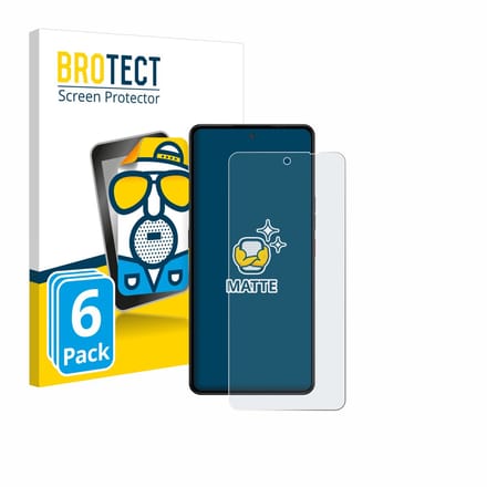 BROTECT - Screenprotector voor Gigaset GS6 - Folie Beschermfolie matte 6 Stuks