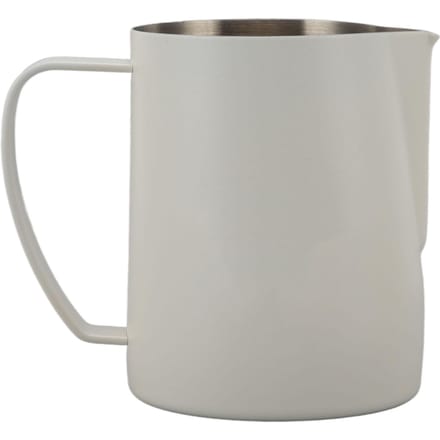 Opschuimkan Kan Falcon Snavel Tip 304 Roestvrij Staal Melkopschuimer Beker voor Thuis Café 600ml Wit L wit