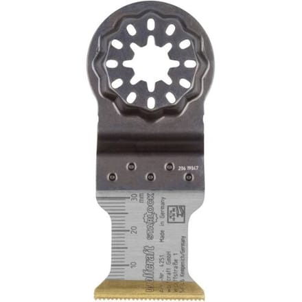 wolfcraft - Multitool zaagblad STARLOCK - Hardmetaal voor Aluminium & Edelstaal - 4251000