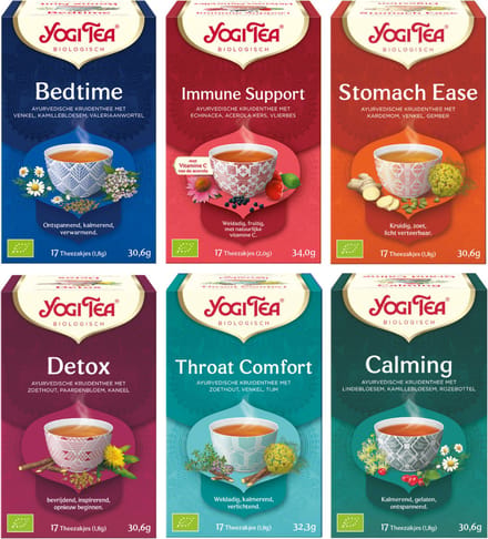 Yogi Tea First Aid Kit - 6 pakjes x17 theezakjes