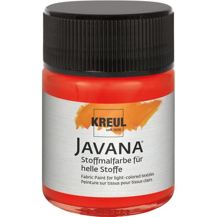 KREUL Javana Textielverf voor lichte stoffen - Rood