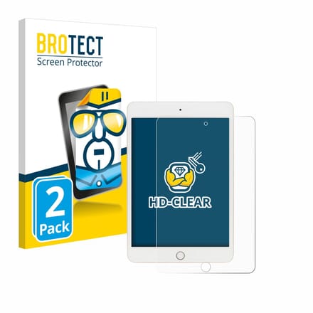 BROTECT - Screenprotector voor Apple iPad Mini 5 2019 (5. Gen.) - Folie Beschermfolie transparant 2 Stuks