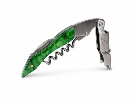 Proefer - Kurkentrekker - Wijnfles opener + Kelnersmes - Hout - Metaal