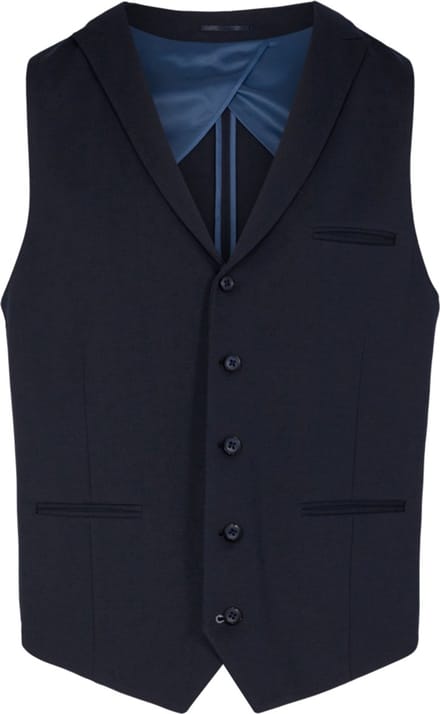 Sunwill Heren Gilet Stretch getailleerd, donkerblauw | Maat 56