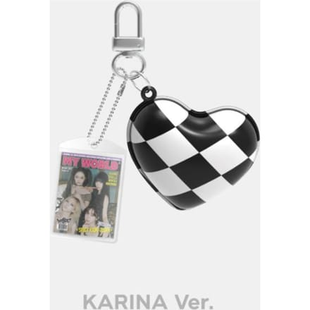 aespa COUSSIN PORTE-CLÉS MY WORLD Porte-clés KPOP IDOL black