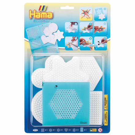 Hama - Bead-Tac Strijkkralengrondplaat - 5 stuks