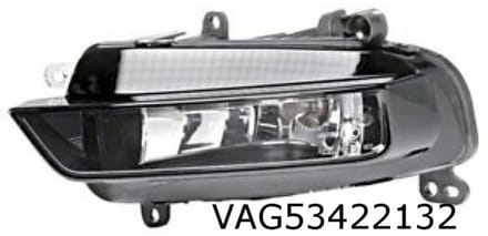 Audi A1 1/15-11/18 (8X_) Mistlamp Rechts Origineel! 8XA941700B