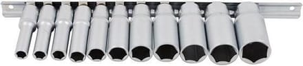 BGS Doppenset zeskant, diep 3/8 inches 11 delig
