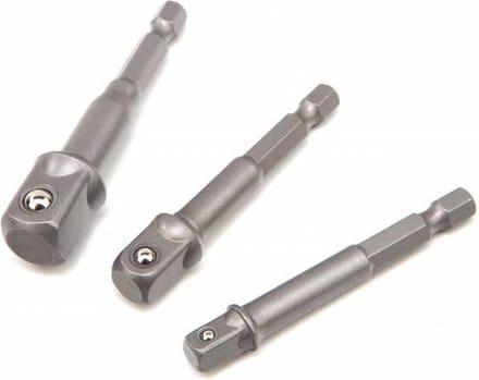 HBM 3 Delige Bit - Dop Adapterset met HEX Aansluiting