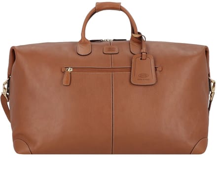 BRIC'S Leren Reistas Life Pelle Holdall Leather Bruine